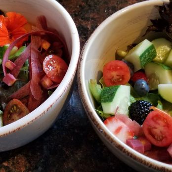 Samascott Orchards - Summer berry salads with cucumbers all picked ourselves from Samascott Orchards - Fruits & Veggies Near Me - Kinderhook, New York