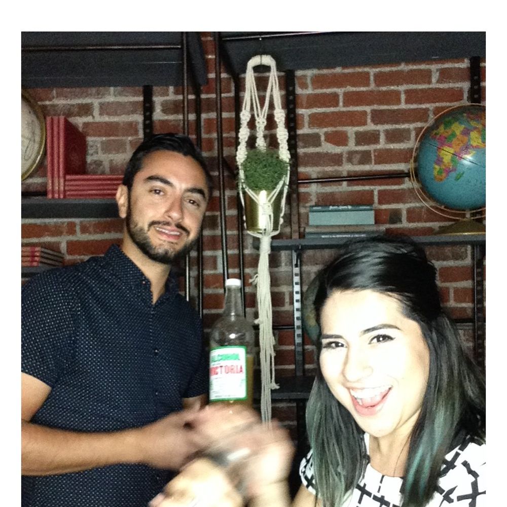LA Speakeasy - Vincent & Iveth having fun in the photobooth! - Bartenders Near Me