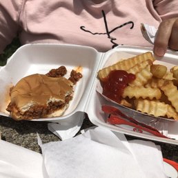 Sloppy joe & fries Sloppy joe & fries