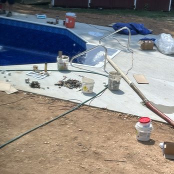 DoRite Construction - Filling of pool after liner installation - Pool & Hot Tub Service Near Me