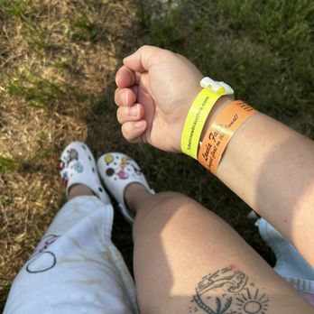 Landa Falls - Wristbands have your collateral number on them - Tubing Near Me - New Braunfels, Texas Landa Falls - Wristbands have your collateral number on them - Tubing Near Me - New Braunfels, Texas