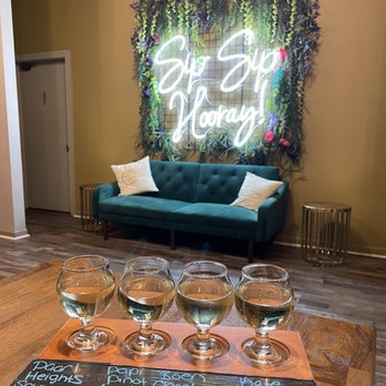 The Sip Room - Wine flight! - Bars Near Me - Fayetteville, North Carolina