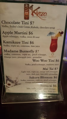 Menu photo 2 Kinza Japanese Restaurant Dothan, AL Menu photo 2 Kinza Japanese Restaurant Dothan, AL