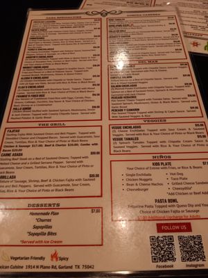Menu photo 2 Frankies Garland, TX