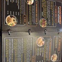 Food menu