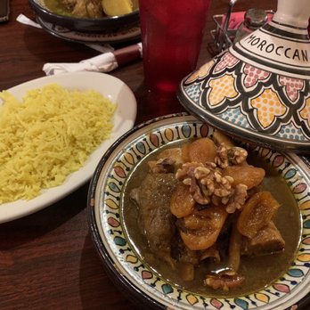 Moroccan Bites - Lamb shank with apricots in a raging. - Moroccan Near Me - San Antonio, Texas