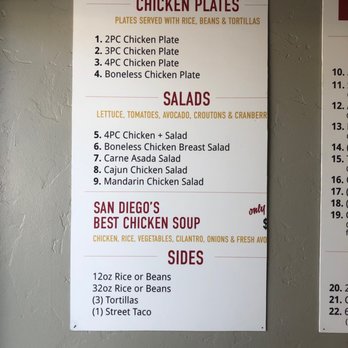 Don Pollo - Menu - Chicken Shop Near Me - Poway, California