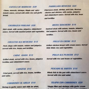 la cazuela - a menu for a restaurant - Mexican Near Me - Dover Plains, New York la cazuela - a menu for a restaurant - Mexican Near Me - Dover Plains, New York