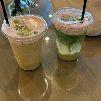 Habibi's - Pistachio latte - Cafes Near Me - Fullerton, California