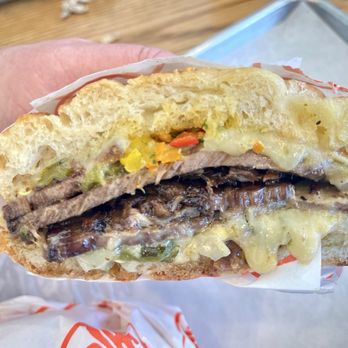 Luke's - Brisket melt; the brisket was tough and chewy - Sandwiches Near Me - Ventura, California Luke's - Brisket melt; the brisket was tough and chewy - Sandwiches Near Me - Ventura, California