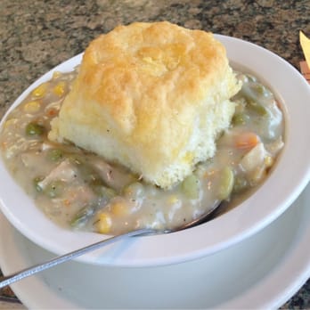 The PepperMill Cafe - This hit the spot! Chicken pot pie with biscuit. - Italian Near Me - High Point, North Carolina The PepperMill Cafe - This hit the spot! Chicken pot pie with biscuit. - Italian Near Me - High Point, North Carolina