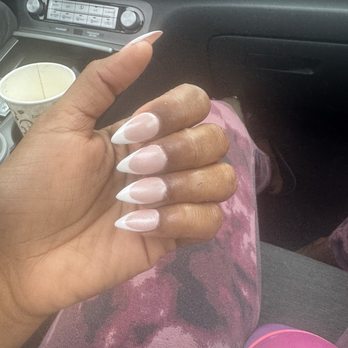 Sugar Polish Nail Bar - The extra long nails they charged me extra for - Nail Salons Near Me - Newnan, Georgia Sugar Polish Nail Bar - The extra long nails they charged me extra for - Nail Salons Near Me - Newnan, Georgia