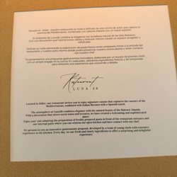 Luna 36 - A brief story about the restaurant