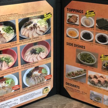 Ramen Tatsunoya - Menu - Ramen Near Me - Pasadena, California Ramen Tatsunoya - Menu - Ramen Near Me - Pasadena, California