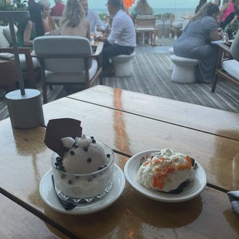 Level 6 - Tres leches and banana chocolate cake - Lounges Near Me - Miami, Florida