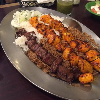 Kabul Kabab House - Chicken and beef kebabs with brown rice - Afghan Near Me - Flushing, New York Kabul Kabab House - Chicken and beef kebabs with brown rice - Afghan Near Me - Flushing, New York