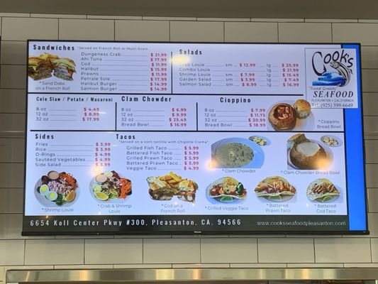 Menu photo 8 Cook's Seafood Pleasanton, CA Menu photo 8 Cook's Seafood Pleasanton, CA