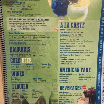Los Ranchos - Menu page 3 - Tacos Near Me - Georgetown Township, Michigan