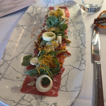 Yachtsman Steakhouse - Beef Carpaccio* - Steakhouses Near Me - Lake Buena Vista, Florida Yachtsman Steakhouse - Beef Carpaccio* - Steakhouses Near Me - Lake Buena Vista, Florida