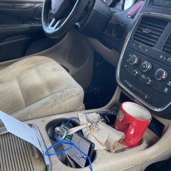 Ace Taxi - inside of taxi