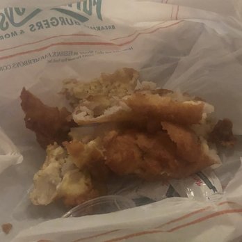 Farmer Boys - Three fish and chips full of batter. - Breakfast & Brunch Near Me - Orange, California Farmer Boys - Three fish and chips full of batter. - Breakfast & Brunch Near Me - Orange, California