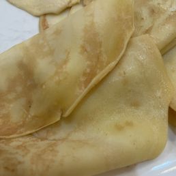 Hard curled up German crepes Hard curled up German crepes