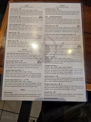 Menu photo 1 Rangoon Burmese Kitchen Honolulu, HI Menu photo 1 Rangoon Burmese Kitchen Honolulu, HI