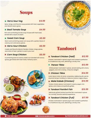 Menu photo 3 Sri Krishna Round Rock, TX
