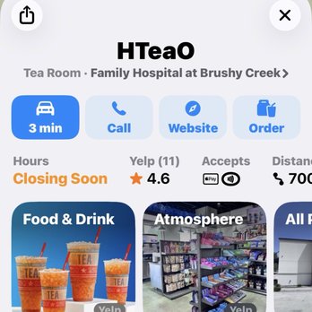 HTeaO - See. Shows open until 9 - Coffee & Tea Near Me - Austin, Texas