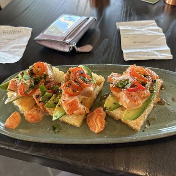 Stone Creek Kitchen - Crispy salmon and rice - Burgers Near Me - Plymouth, California