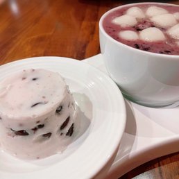 #27 Taro, Black Rice, Glutinous Rice Balls Coconut Red Beans Pudding #27 Taro, Black Rice, Glutinous Rice Balls Coconut Red Beans Pudding