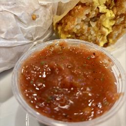 Mild salsa is fresh Mild salsa is fresh