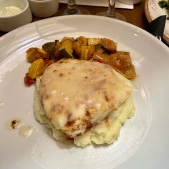 Spaghettini - Sea bass was delicious  our Mashed potatoes!!! - Italian Near Me - Seal Beach, California