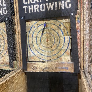 Craft Axe Throwing- Greenville - Target, real wood! - Axe Throwing Near Me - Greenville, South Carolina Craft Axe Throwing- Greenville - Target, real wood! - Axe Throwing Near Me - Greenville, South Carolina
