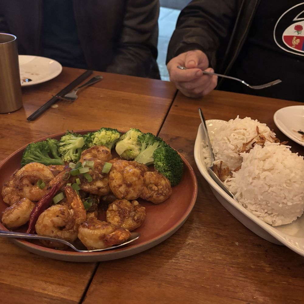 Superstar Shrimp and coconut rice
