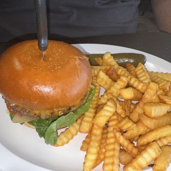 Garden Grill House - Burger with fries - Delis Near Me - San Diego, California