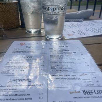 That Place In Ogunquit - Menu - New American Near Me - Ogunquit, Maine
