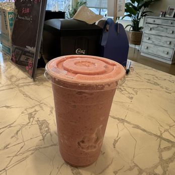 Boba Cafe - Strawberry banana smoothie - Bubble Tea Near Me - Airway Heights, Washington Boba Cafe - Strawberry banana smoothie - Bubble Tea Near Me - Airway Heights, Washington