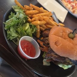 Pork belly smash burger