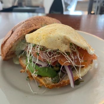 Tatte Bakery & Cafe | South End - Smoked salmon, avocado, and egg sandwich - Bakeries Near Me - Boston, Massachusetts Tatte Bakery & Cafe | South End - Smoked salmon, avocado, and egg sandwich - Bakeries Near Me - Boston, Massachusetts