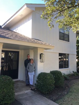 Northwest Austin siding project. - This project was a siding and painting project in North Austin. We painted the brick and changed the entire curb appeal of this a=house and the customer loves it! Northwest Austin siding project. - This project was a siding and painting project in North Austin. We painted the brick and changed the entire curb appeal of this a=house and the customer loves it!