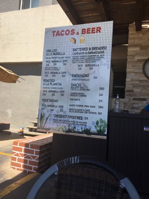Menu photo 4 Tacos and Beer Cabo San Lucas, BCS