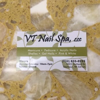 VT Nail Spa - Welcome everyone come my business ! Thank you very much! - Nail Salons Near Me - Seymour, Wisconsin VT Nail Spa - Welcome everyone come my business ! Thank you very much! - Nail Salons Near Me - Seymour, Wisconsin