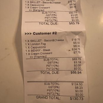 Otreat - Our collective bill. - Bistros Near Me - Langley, British Columbia Otreat - Our collective bill. - Bistros Near Me - Langley, British Columbia