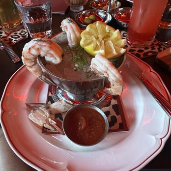 Beaton's at Bar Cecil - Delicioso Colossal Shrimp Cocktail. 2 down, 3 to go! - Lounges Near Me - Palm Springs, California Beaton's at Bar Cecil - Delicioso Colossal Shrimp Cocktail. 2 down, 3 to go! - Lounges Near Me - Palm Springs, California