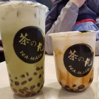 Tea Maru - Matcha and maru milk with brown suga - Bubble Tea Near Me - San Gabriel, California