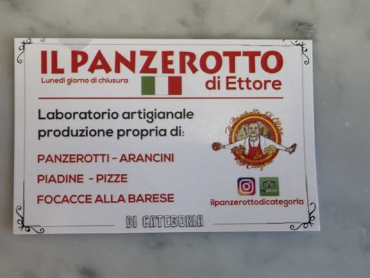 Menu photo 3 il panzerotto di ettore Milan, MI Menu photo 3 il panzerotto di ettore Milan, MI