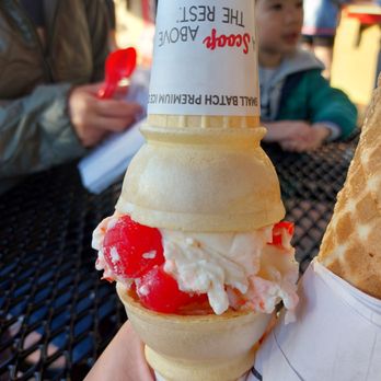 Bruster's Real Ice Cream - Cherry Vanilla Kids Cone - Desserts Near Me - Westwood, New Jersey Bruster's Real Ice Cream - Cherry Vanilla Kids Cone - Desserts Near Me - Westwood, New Jersey