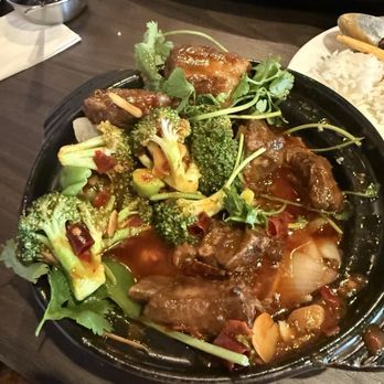 Jun Dynasty Chinese Restaurant - Spicy ribs in hot pot - Szechuan Near Me - Tucson, Arizona Jun Dynasty Chinese Restaurant - Spicy ribs in hot pot - Szechuan Near Me - Tucson, Arizona