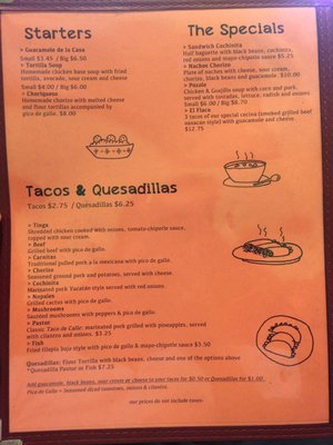Menu photo 4 Tacos Frida Montreal, QC